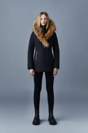 Adali-F Down Coat Signature Collar Natural Fur