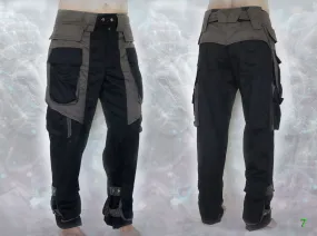 Banger Pants ~ multi cargo pockets post apocalyptic men's trousers