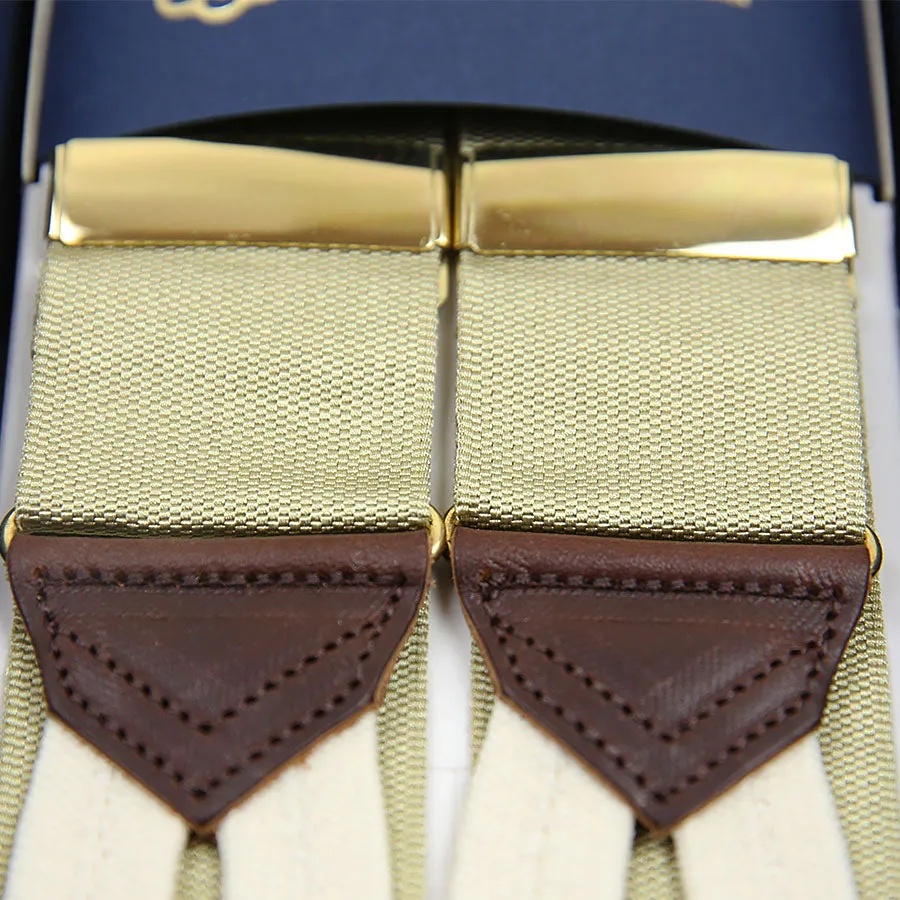 Barathea Braces - Beige
