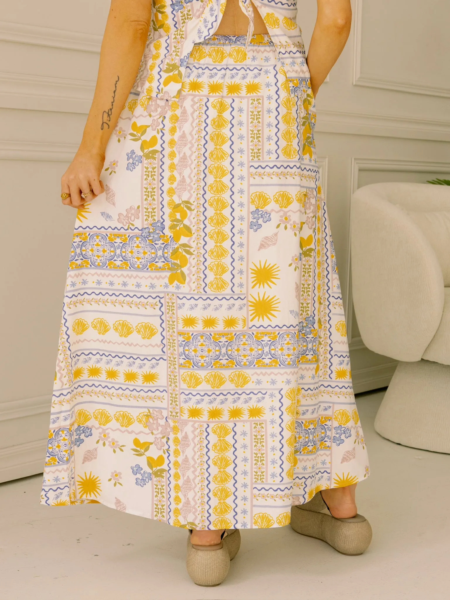 Bila77 Landa Lemon Skirt