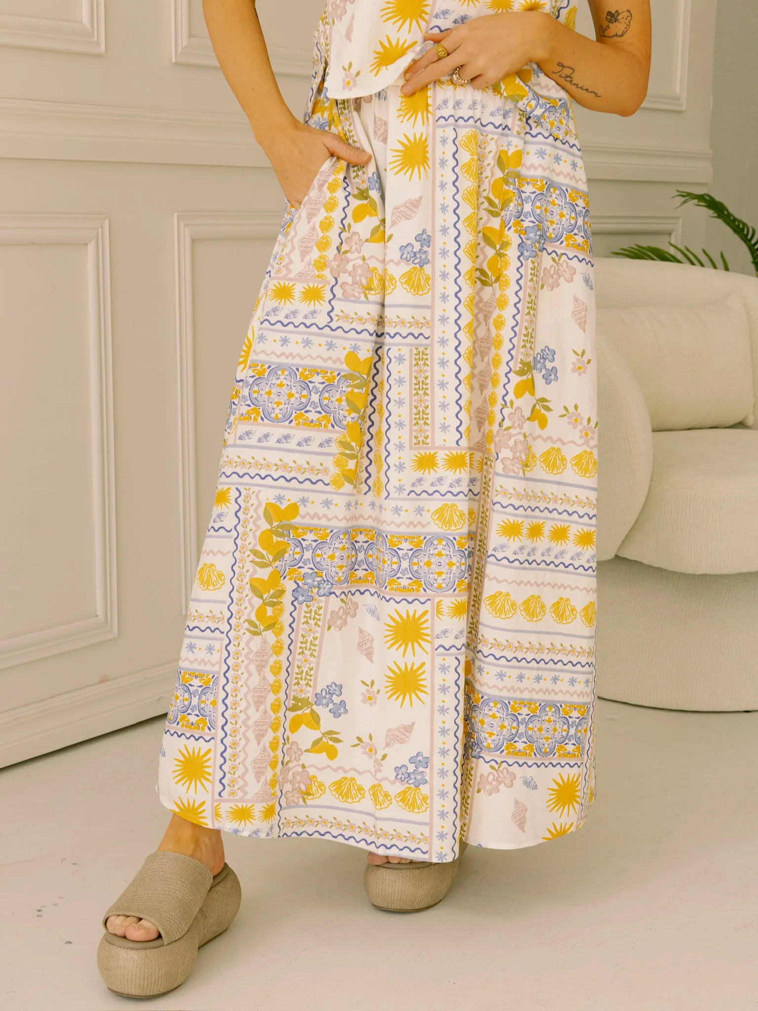 Bila77 Landa Lemon Skirt