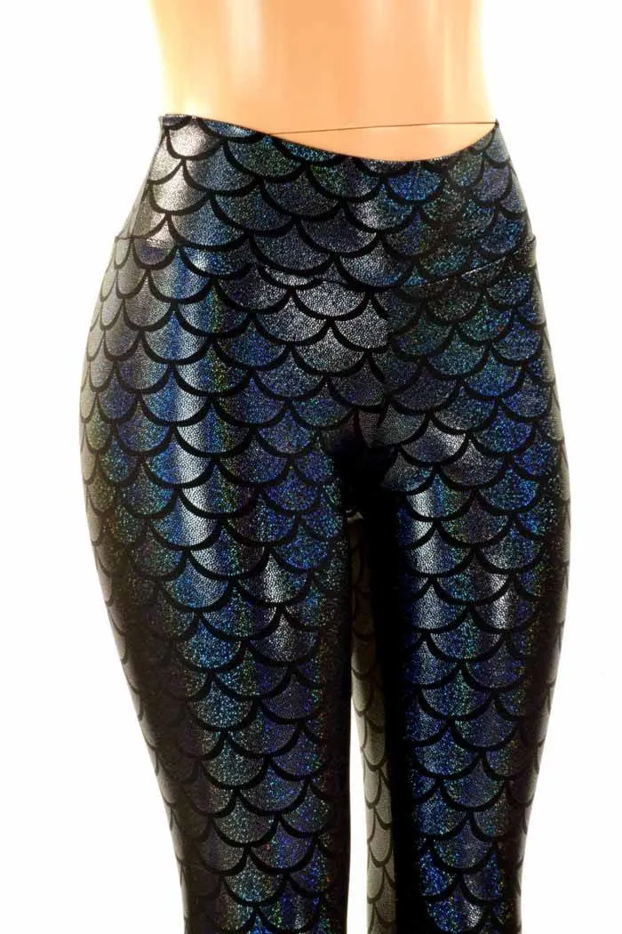 Black Dragon Scale Leggings