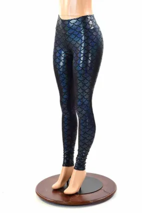 Black Dragon Scale Leggings
