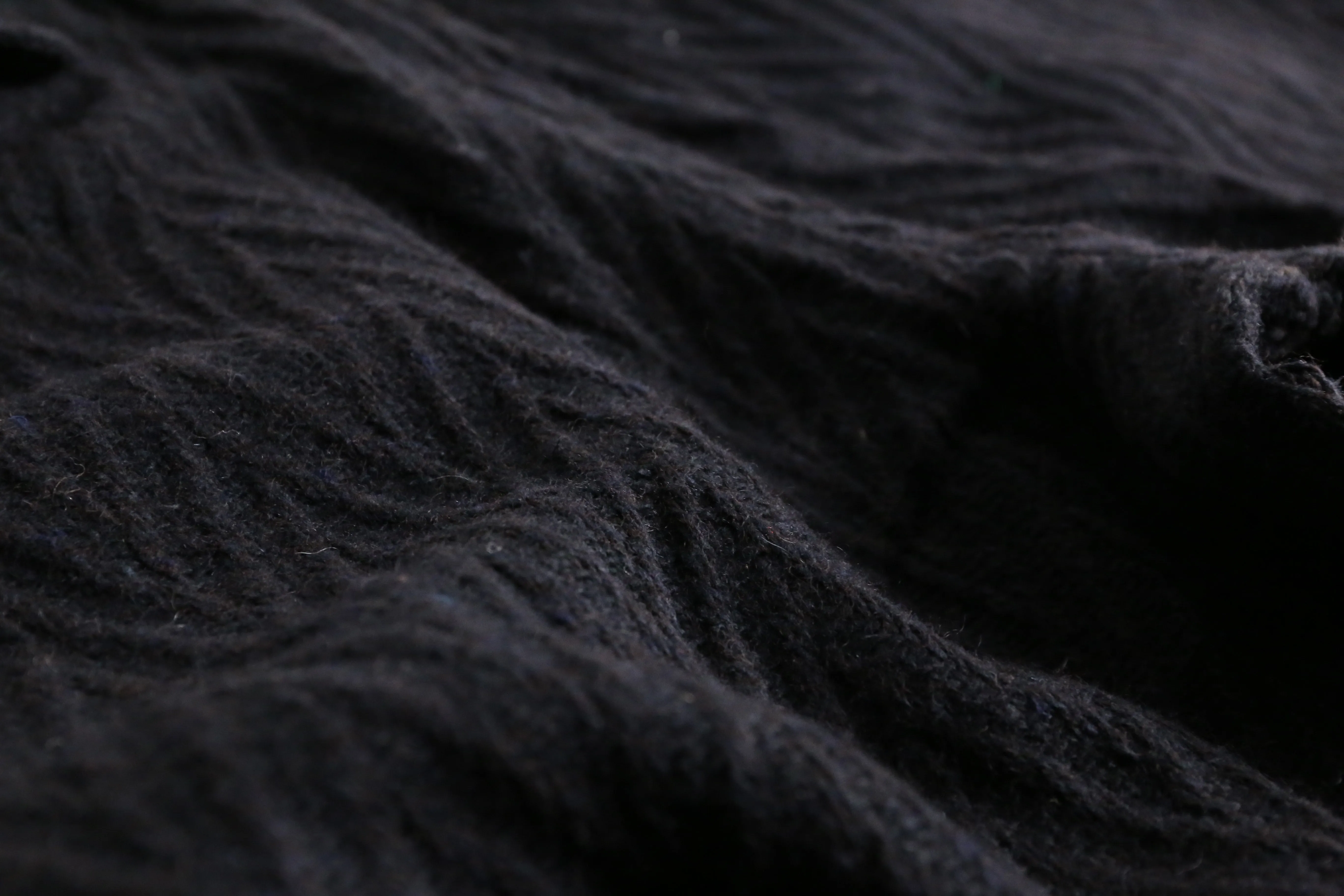 black tweed tack tapered pants