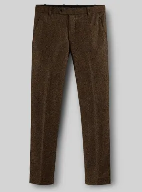 Bramble Brown Heavy Tweed Pants