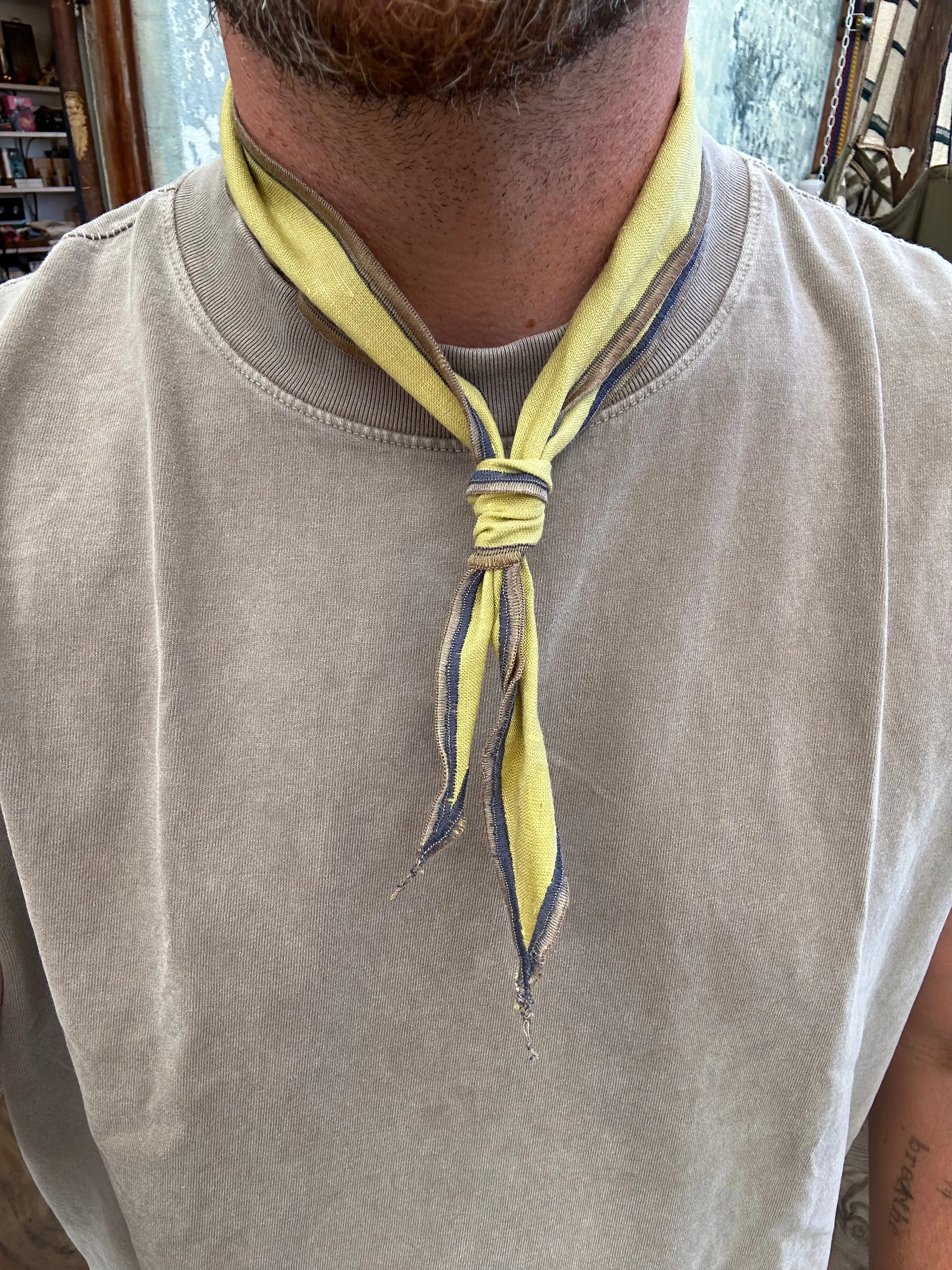 Capri Lemon Snuggles Neck Scarf