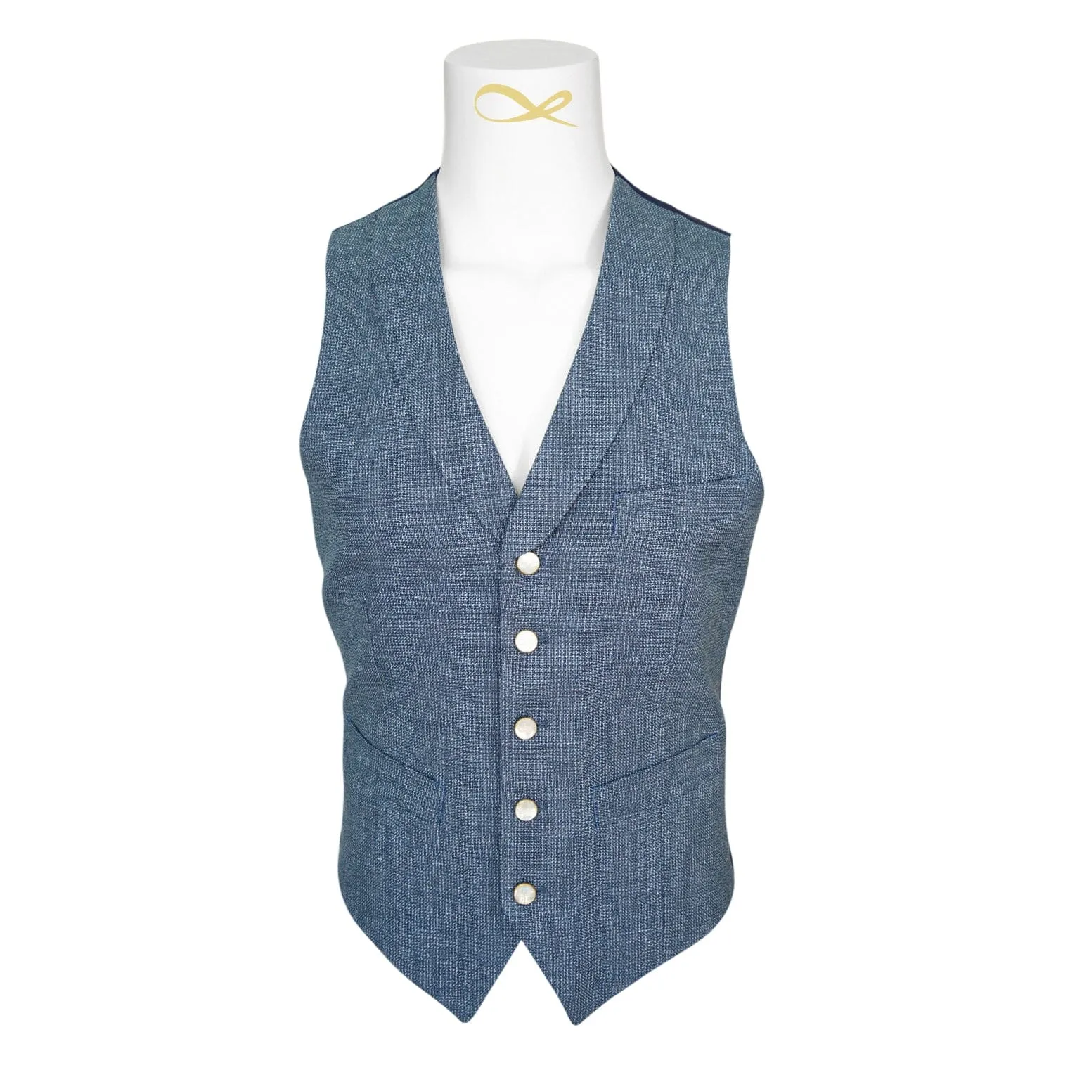 Cerulean Ciottoli Waistcoat