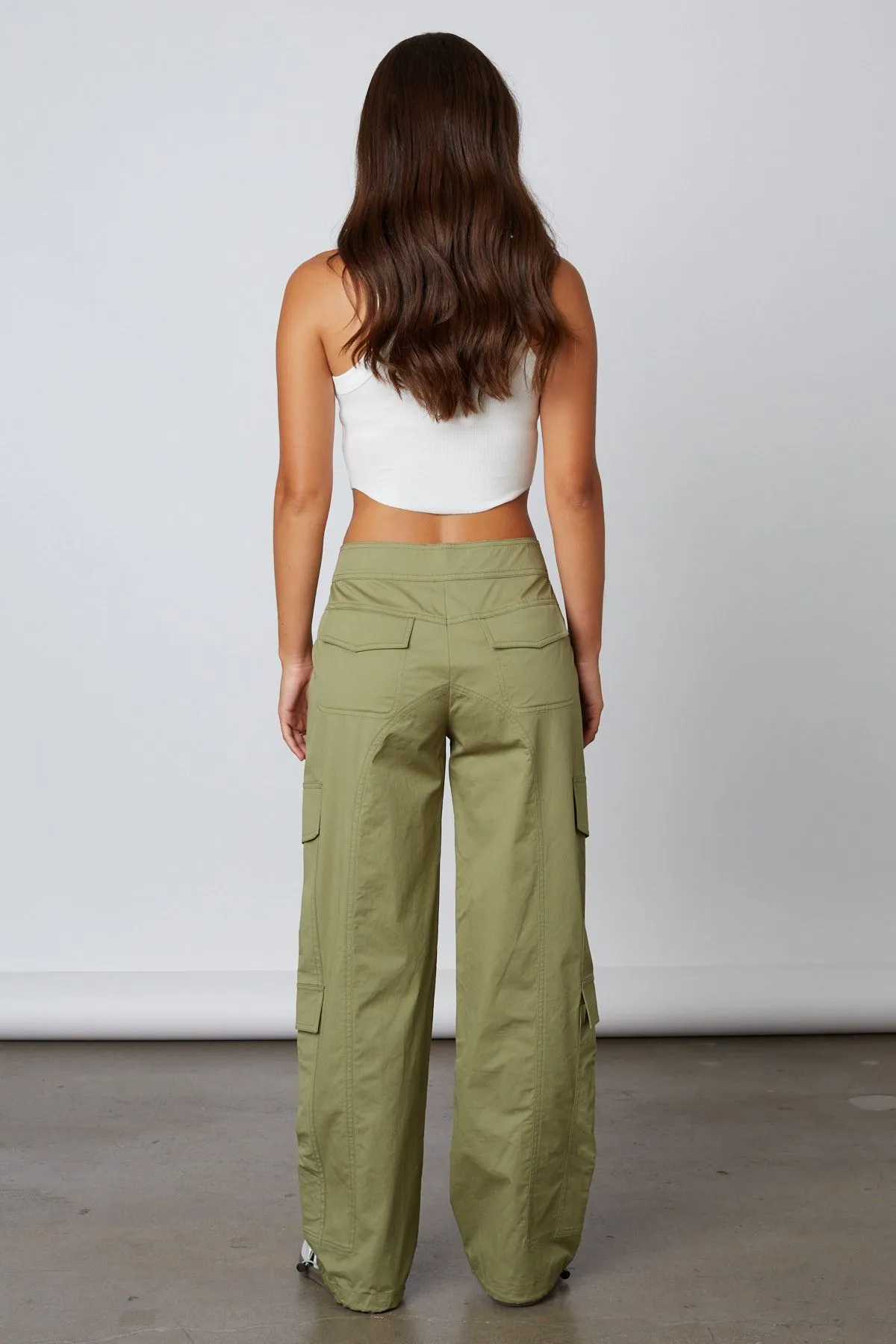 Charly Olive Cargo Pants