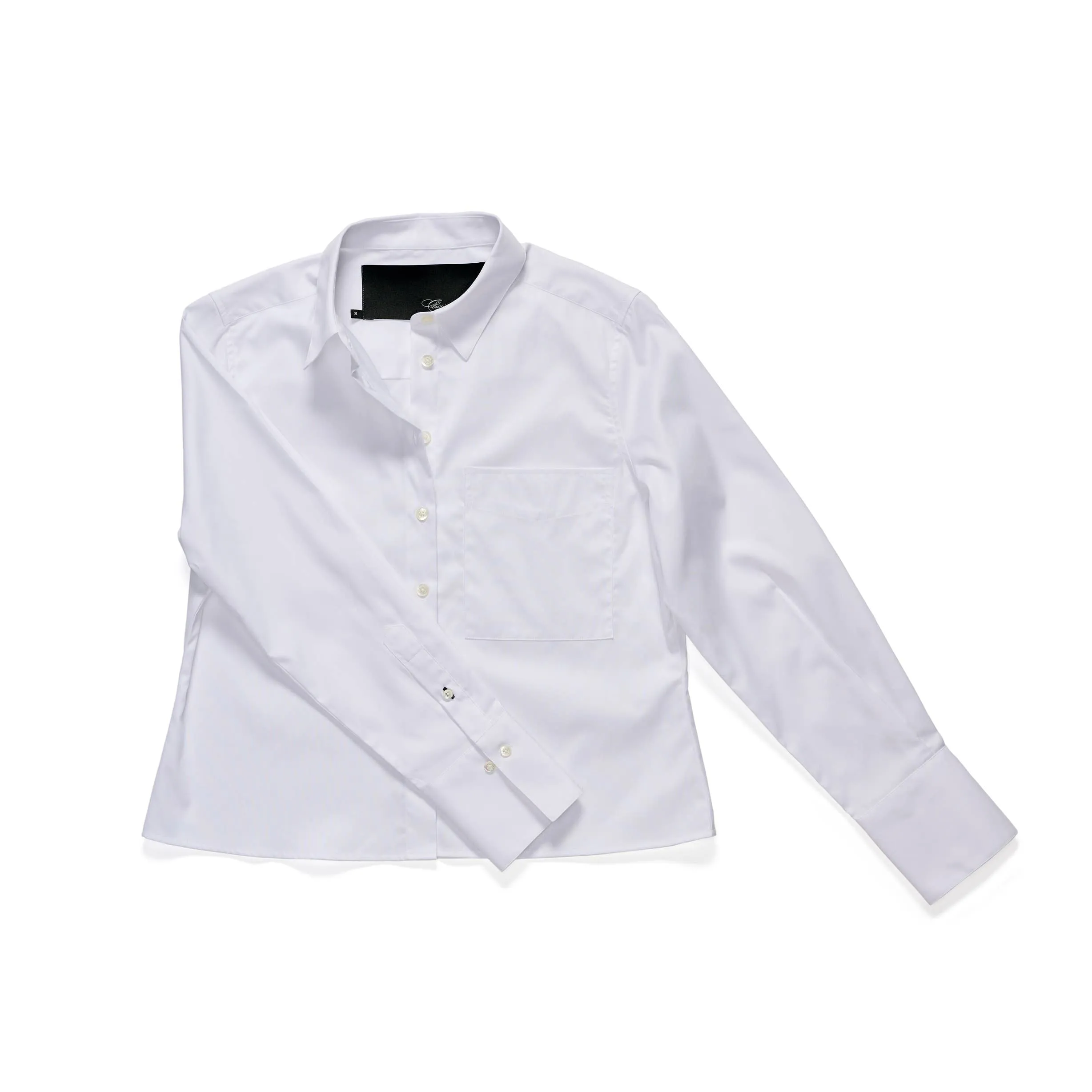 Claridge   King - The Crop in Crisp White: L
