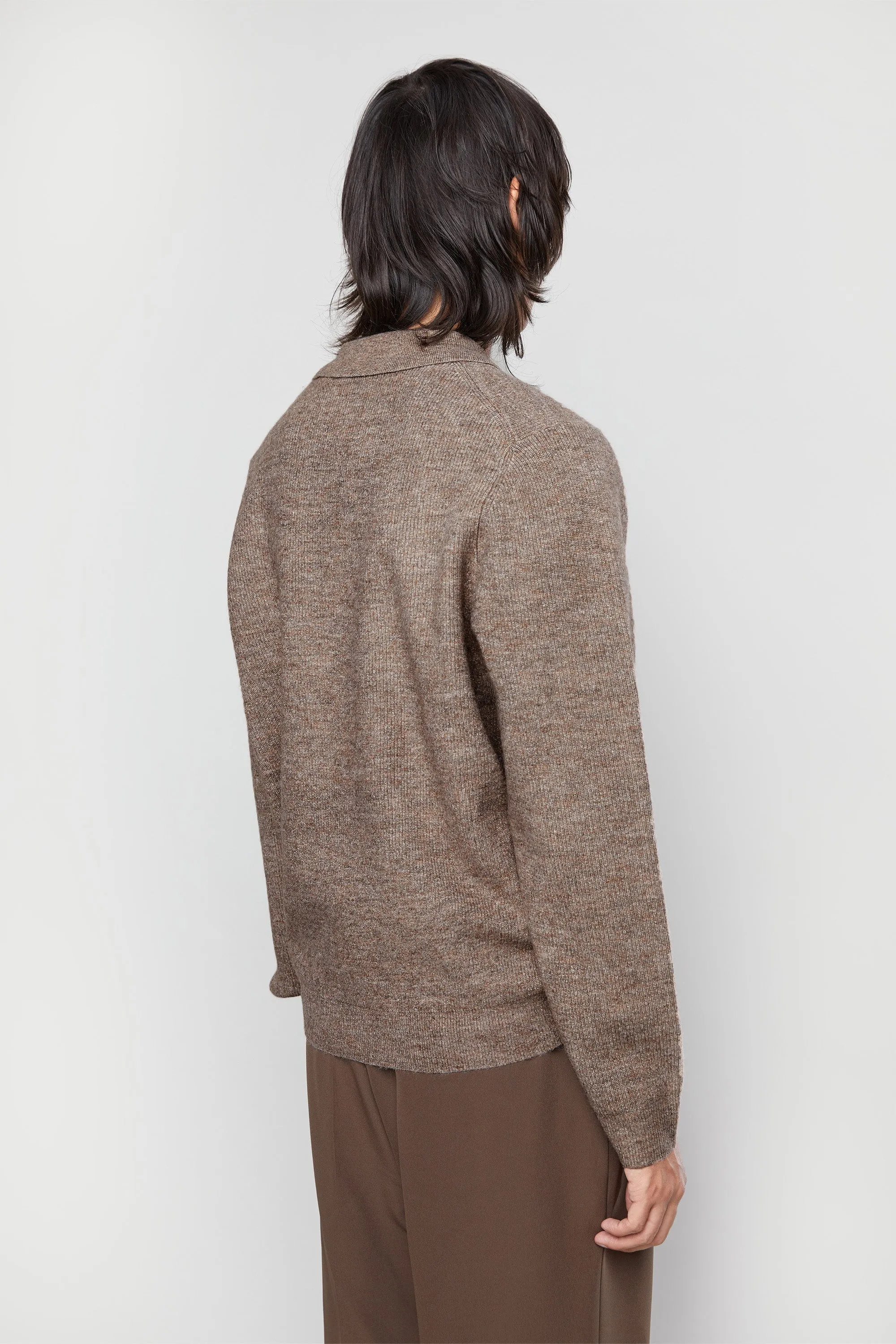 COLLARED CARDIGAN