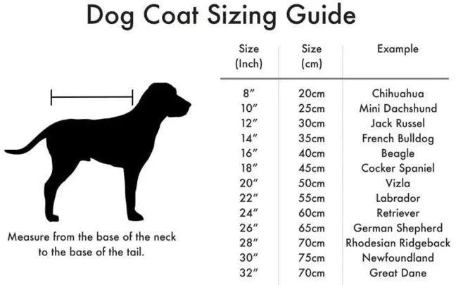Danish Design - Waggles Dog Coat - Brown - 25cm (10")