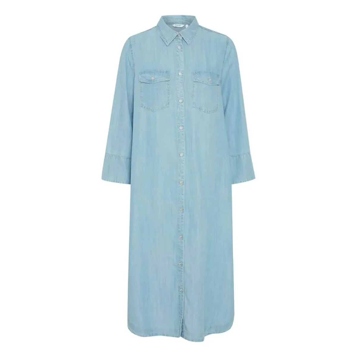 Denim Shirt Midi Dress