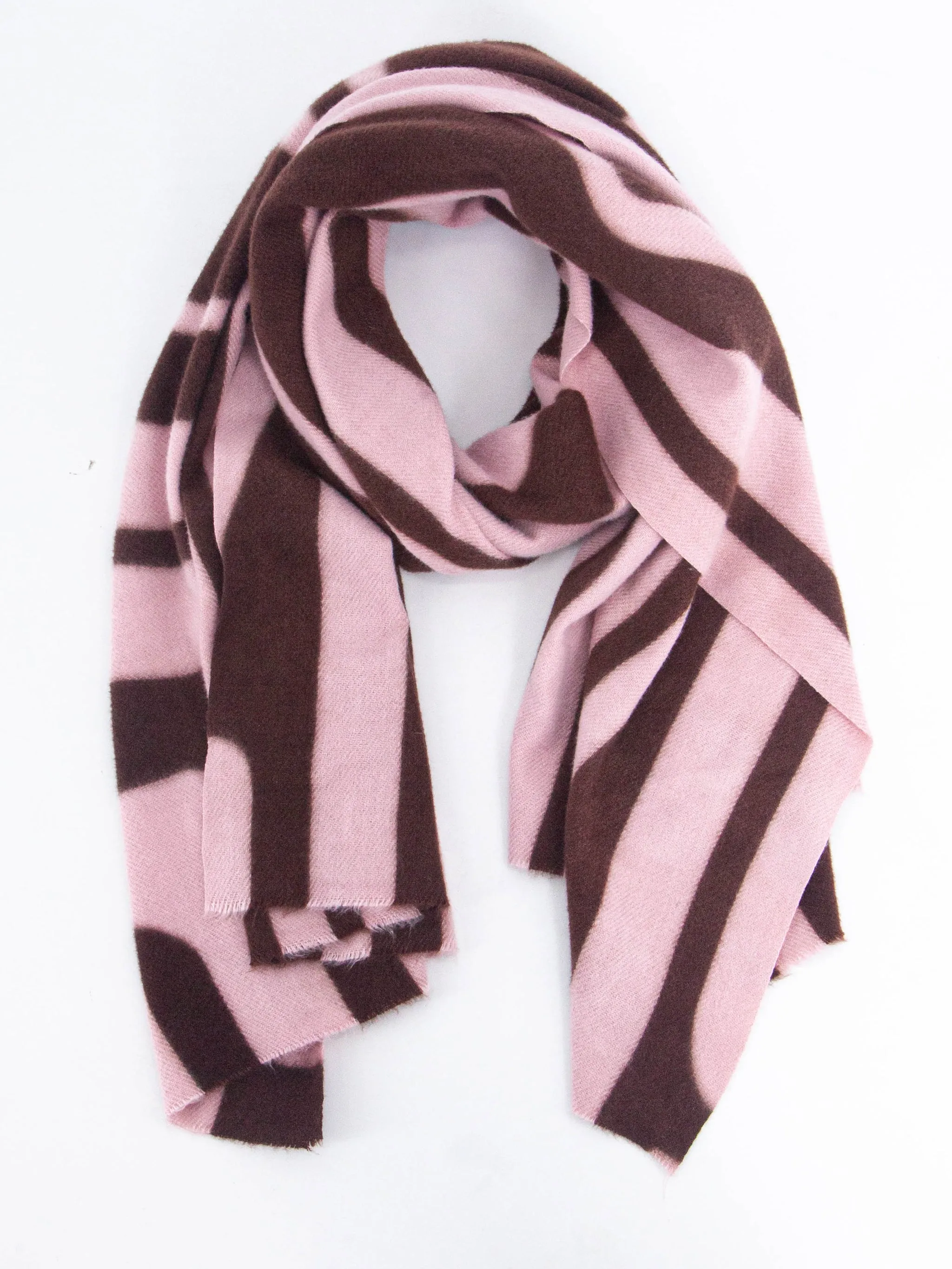 Dot Midweight Scarf - Pink, Geometric