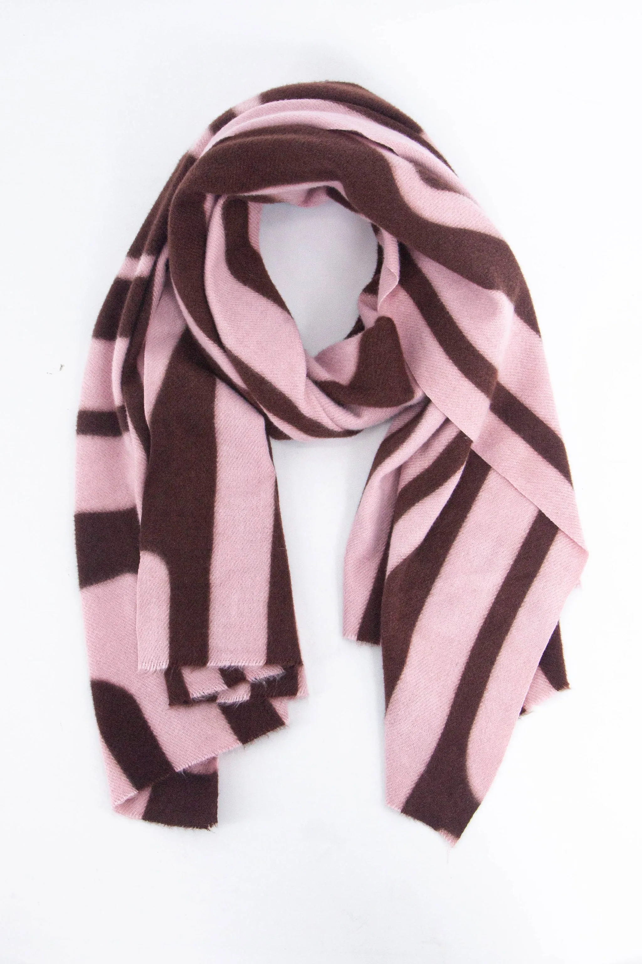 Dot Midweight Scarf - Pink, Geometric