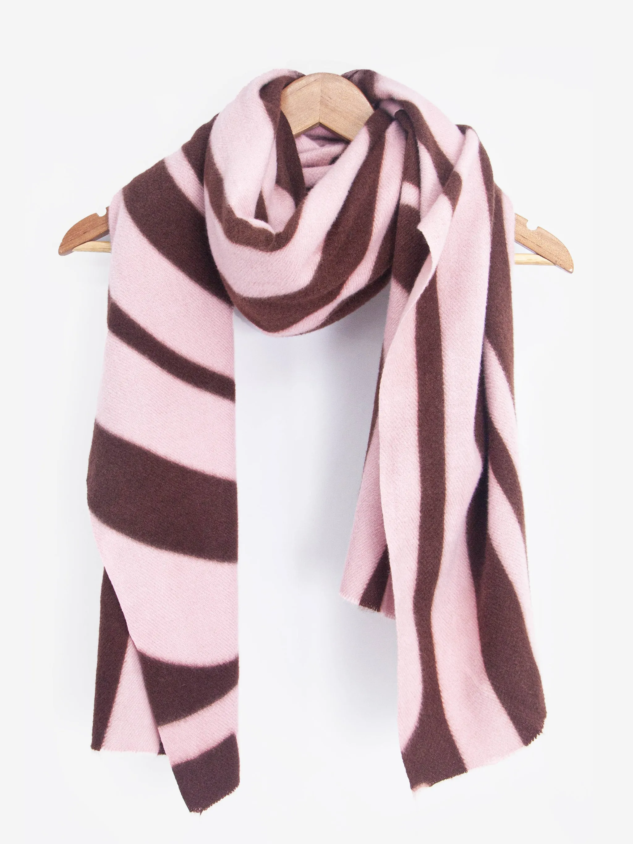 Dot Midweight Scarf - Pink, Geometric