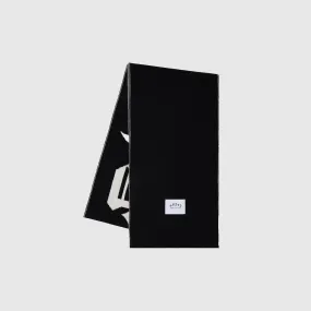 Edwin Graphic Scarf Knit - Black Garment Washed