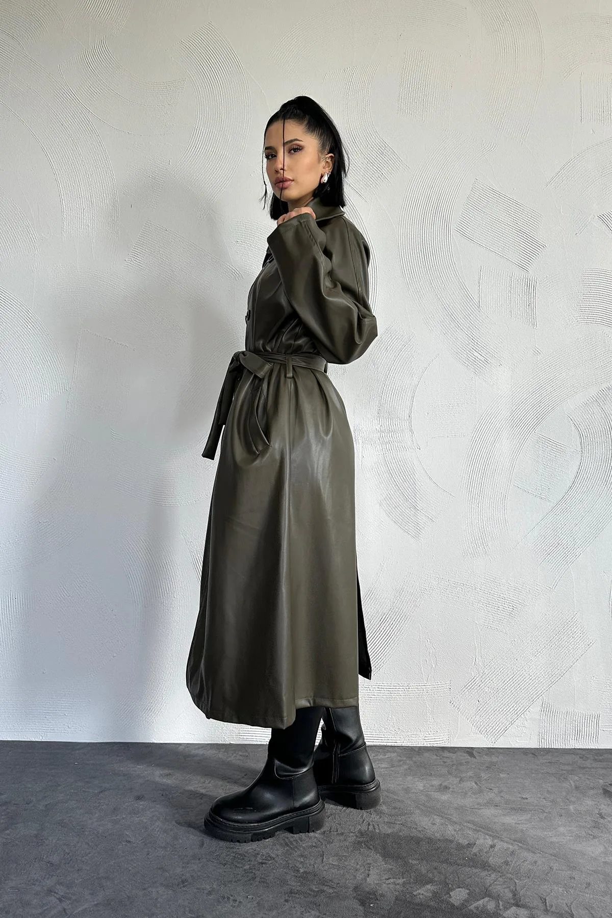 ELS Reglan Sleeve Trench Coat - Khaki - Esplugas de Llobregat