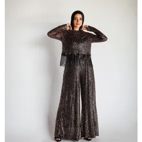 Embroidered tulle co-ord set