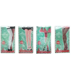 Festive Magic Adult Christmas Tights Assorted