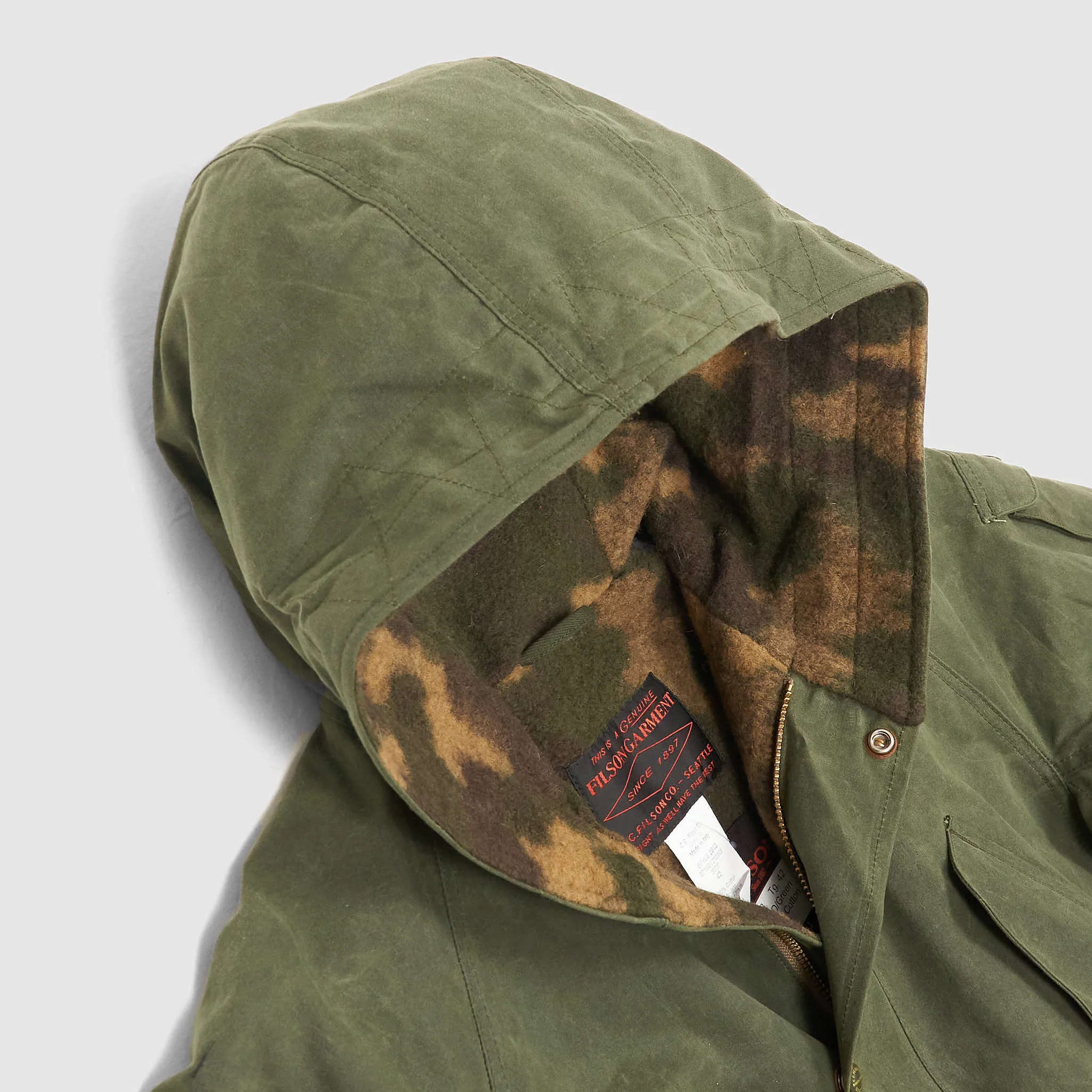 Filson Camo Wool Lining Mountain Jacket
