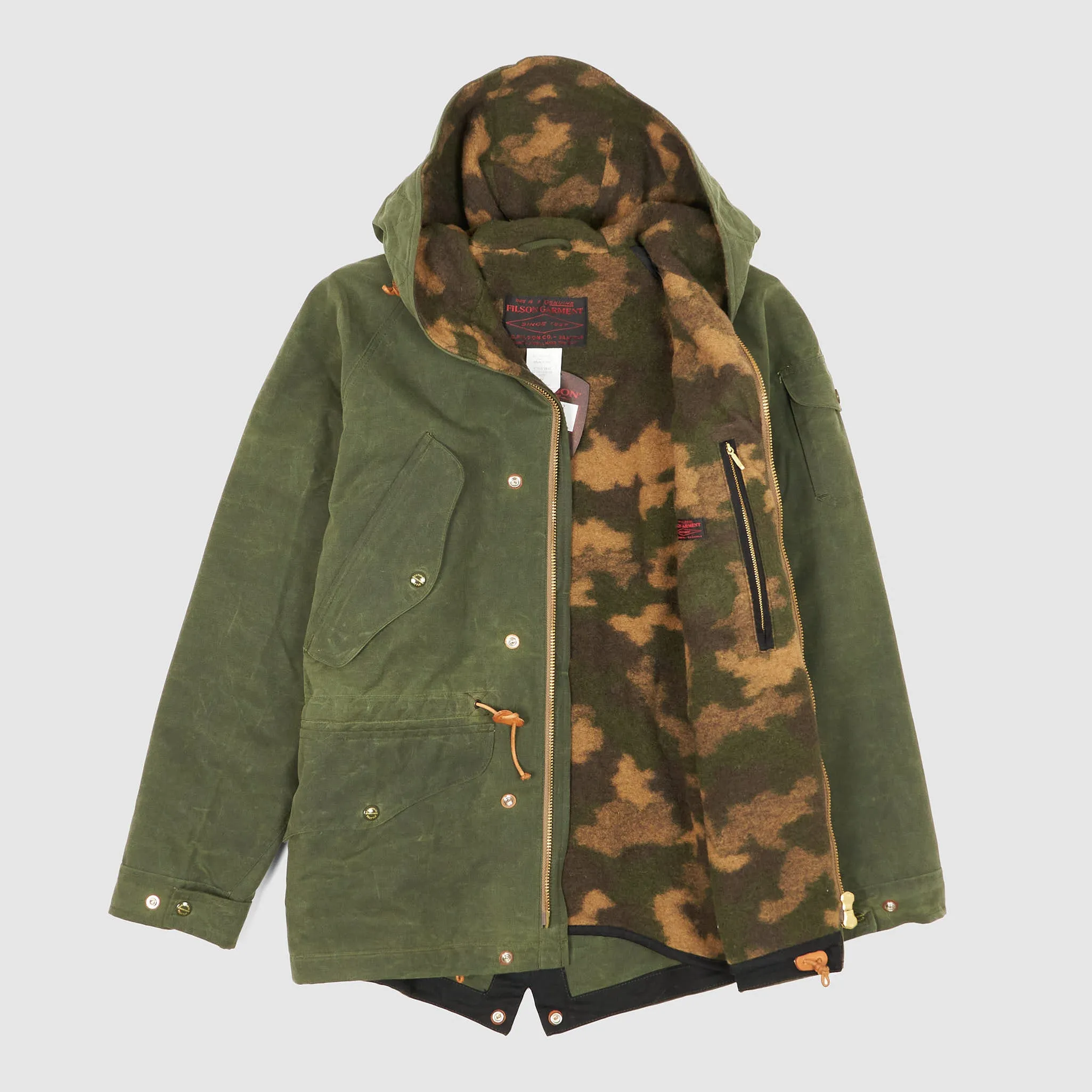 Filson Camo Wool Lining Mountain Jacket