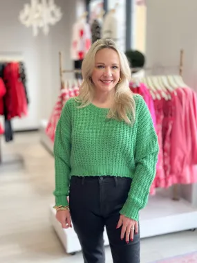 Fiona Crop Sweater- 3 Colors