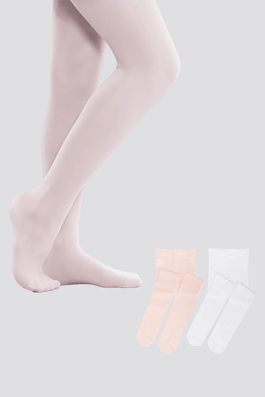 Girls Ultra Soft Footed Dance Tights 2-pack
