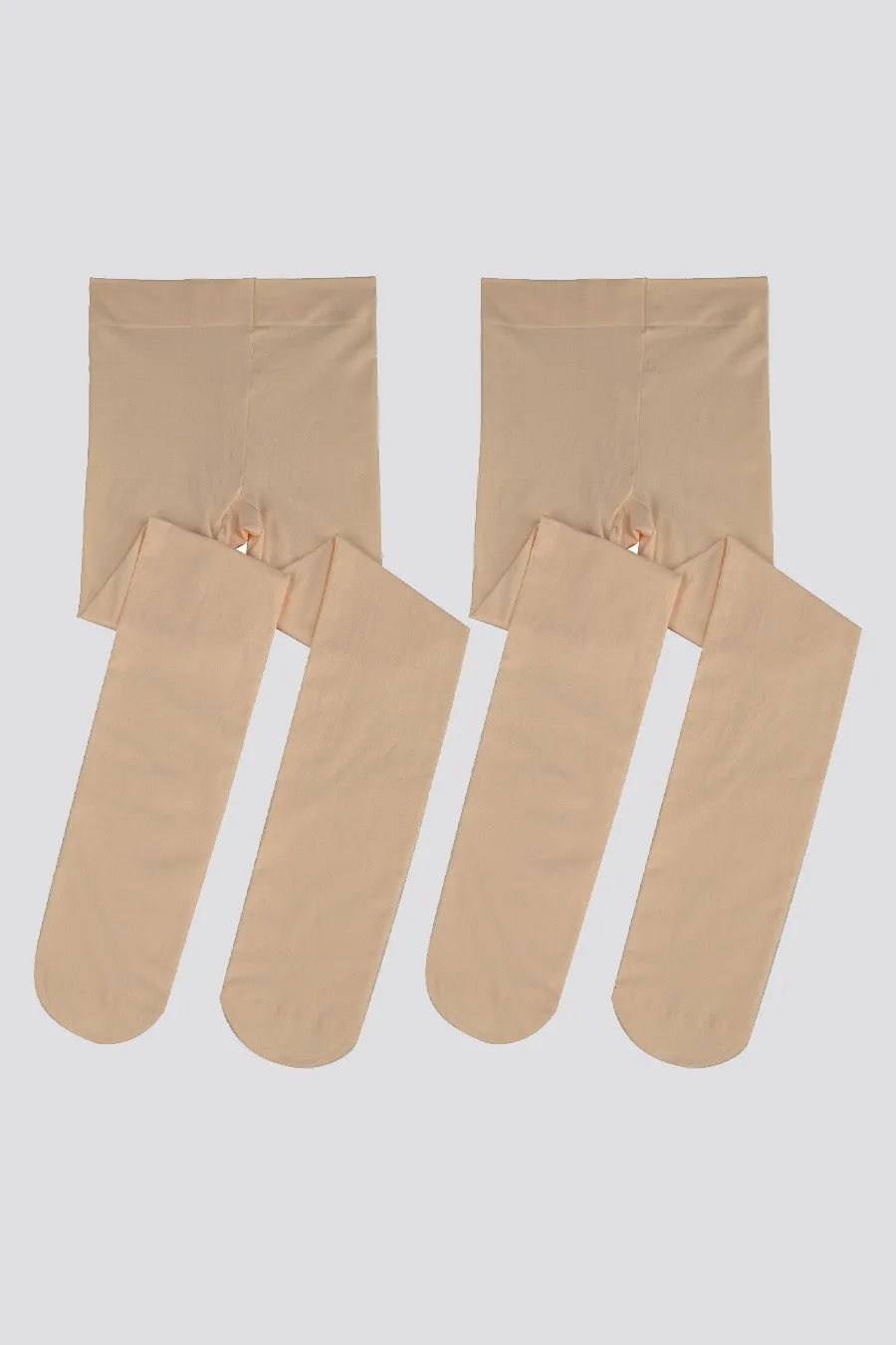 Girls Ultra Soft Footed Dance Tights 2-pack