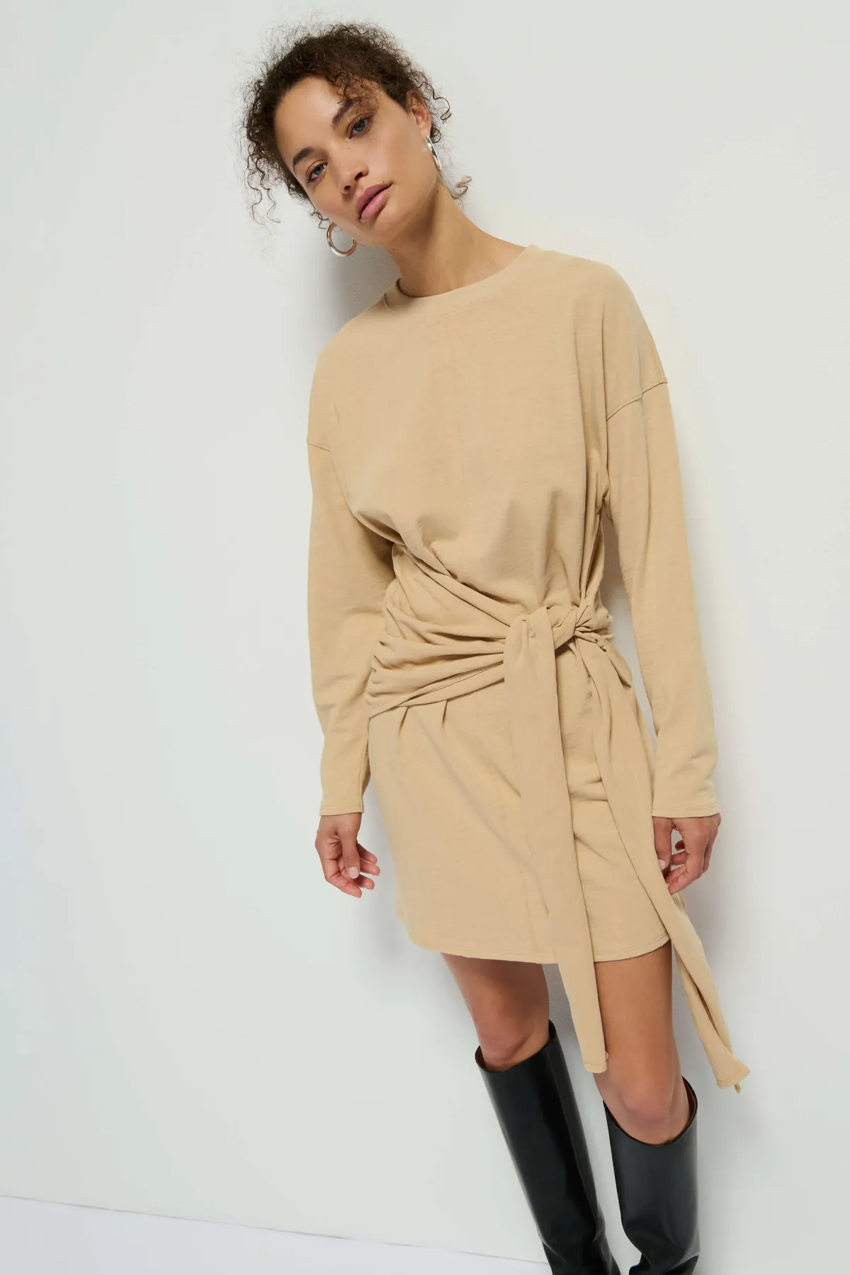 Gloria Wrap Front Dress
