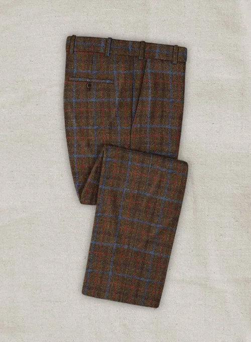 Harris Tweed Brown Checks Pants