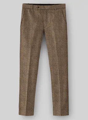 Harris Tweed Brown Glen Pants