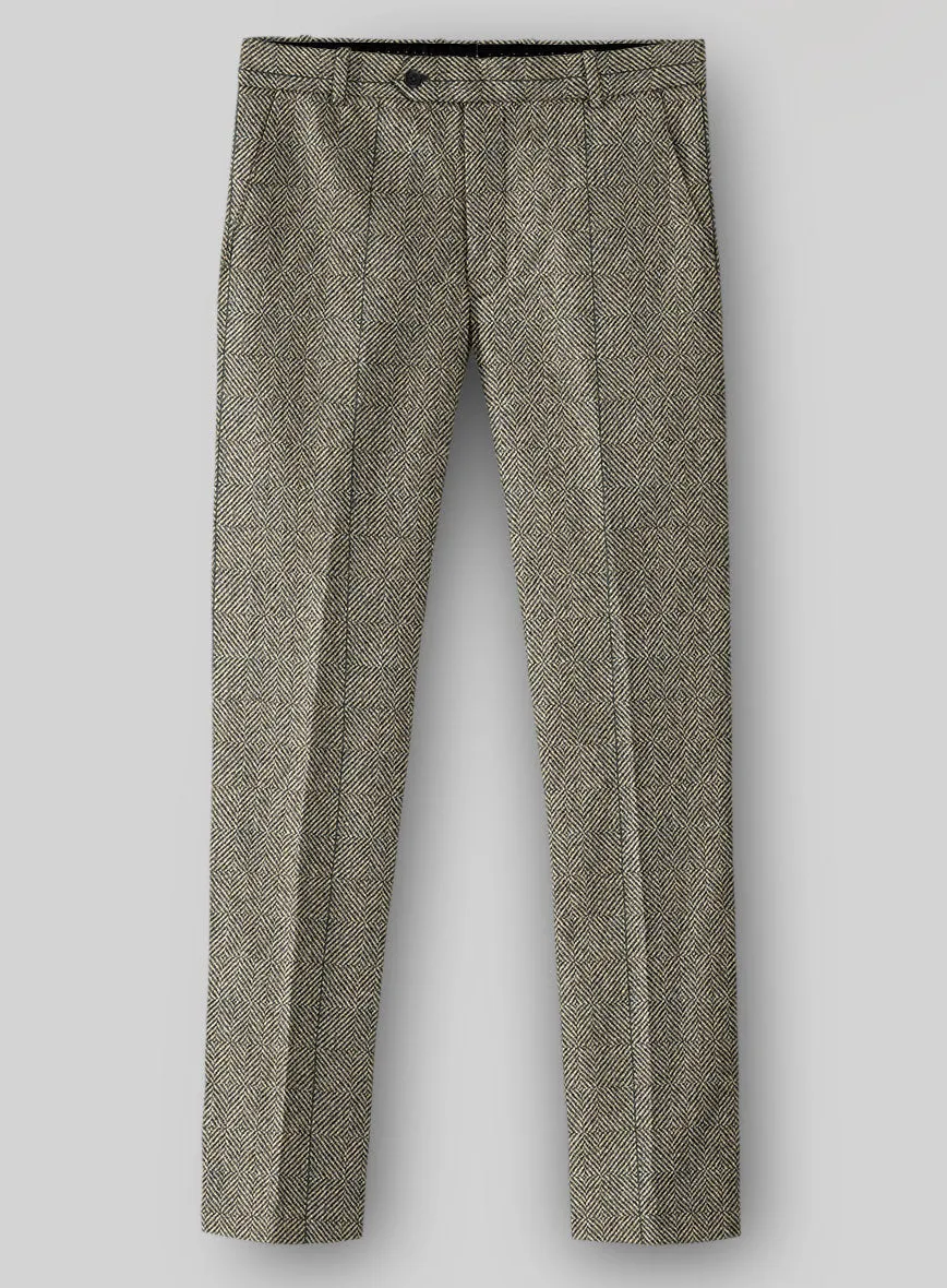 Harris Tweed Country Greige Pants