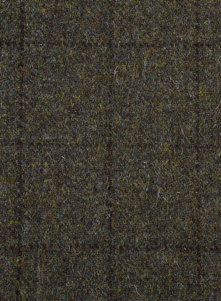 Harris Tweed Dark Green Check Pants