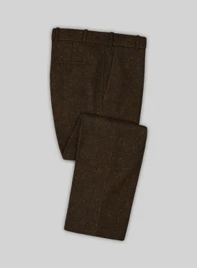 Harris Tweed Melange Dark Brown Pants