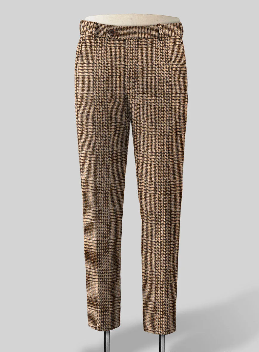 Harris Tweed Tan Glen Pants