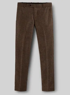 Heathered Brown Tweed Pants