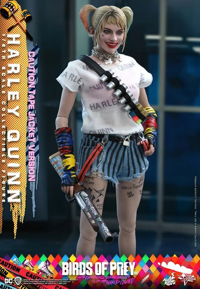 Hot Toys - MMS566 - Birds of Prey -  1/6th scale Harley Quinn (Caution Tape Jacket Version) Collectible Figure