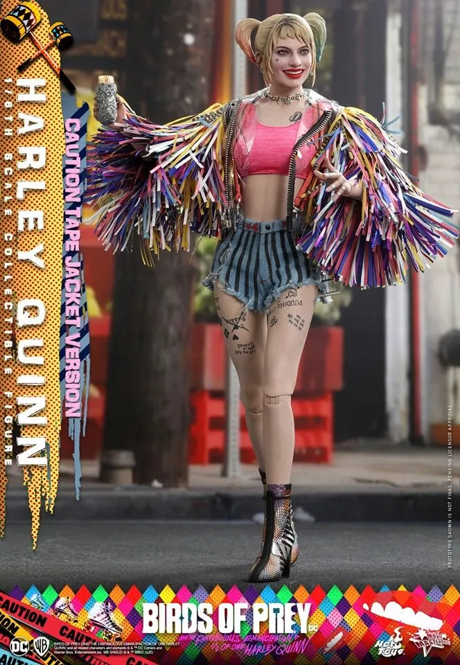 Hot Toys - MMS566 - Birds of Prey -  1/6th scale Harley Quinn (Caution Tape Jacket Version) Collectible Figure