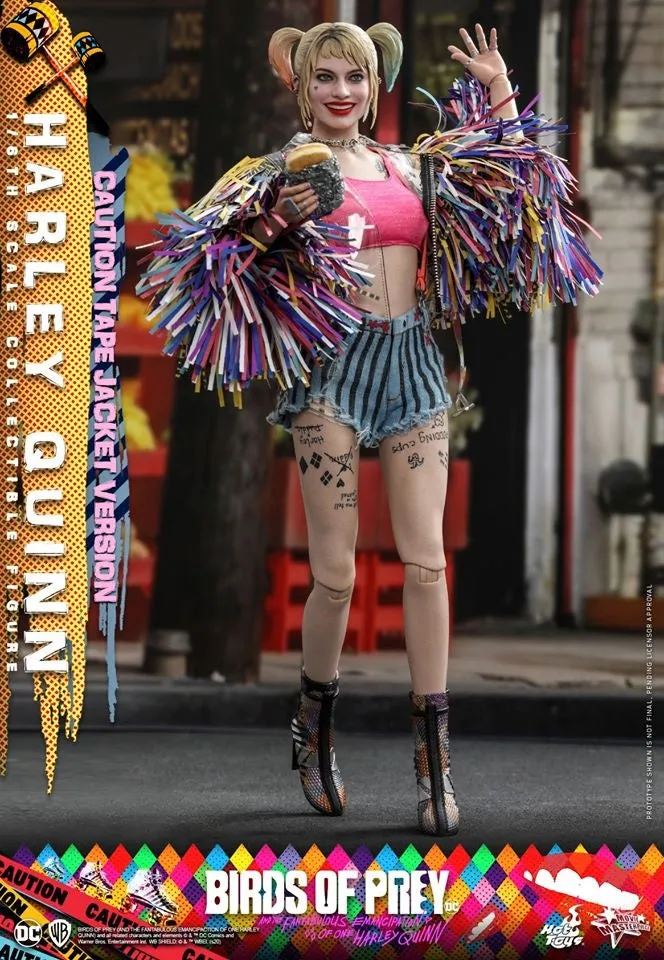 Hot Toys - MMS566 - Birds of Prey -  1/6th scale Harley Quinn (Caution Tape Jacket Version) Collectible Figure
