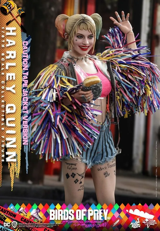 Hot Toys - MMS566 - Birds of Prey -  1/6th scale Harley Quinn (Caution Tape Jacket Version) Collectible Figure