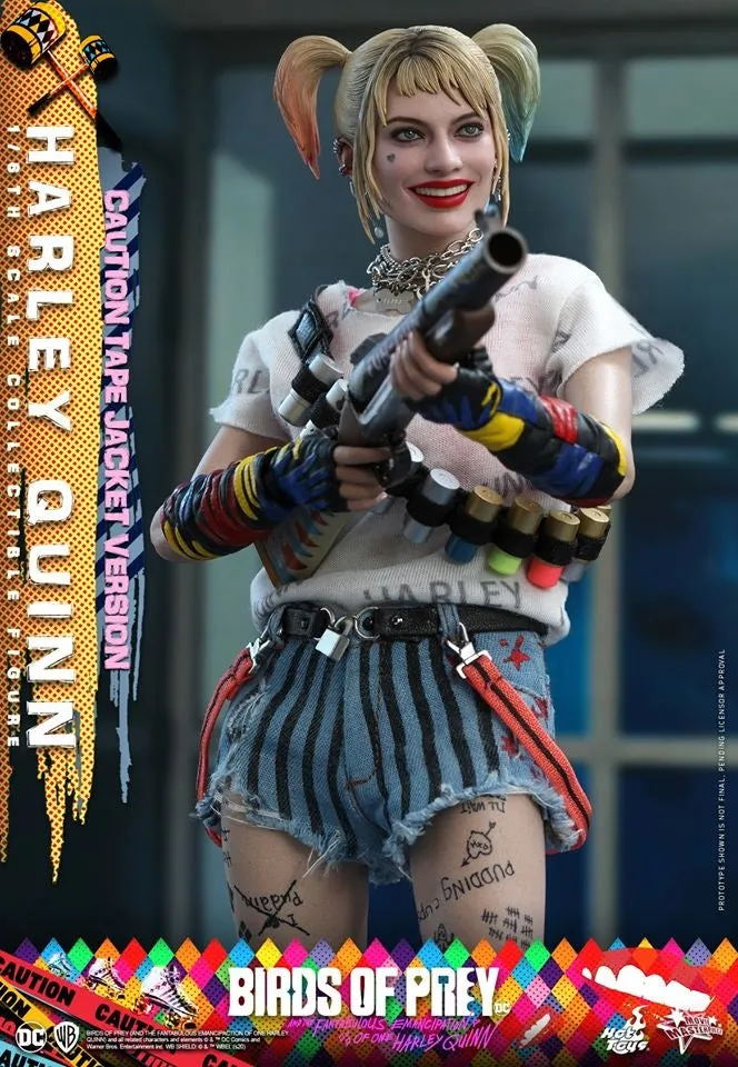 Hot Toys - MMS566 - Birds of Prey -  1/6th scale Harley Quinn (Caution Tape Jacket Version) Collectible Figure