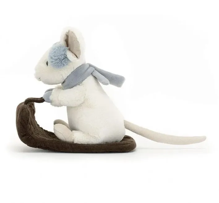 Jellycat Merry Mouse Sleighing