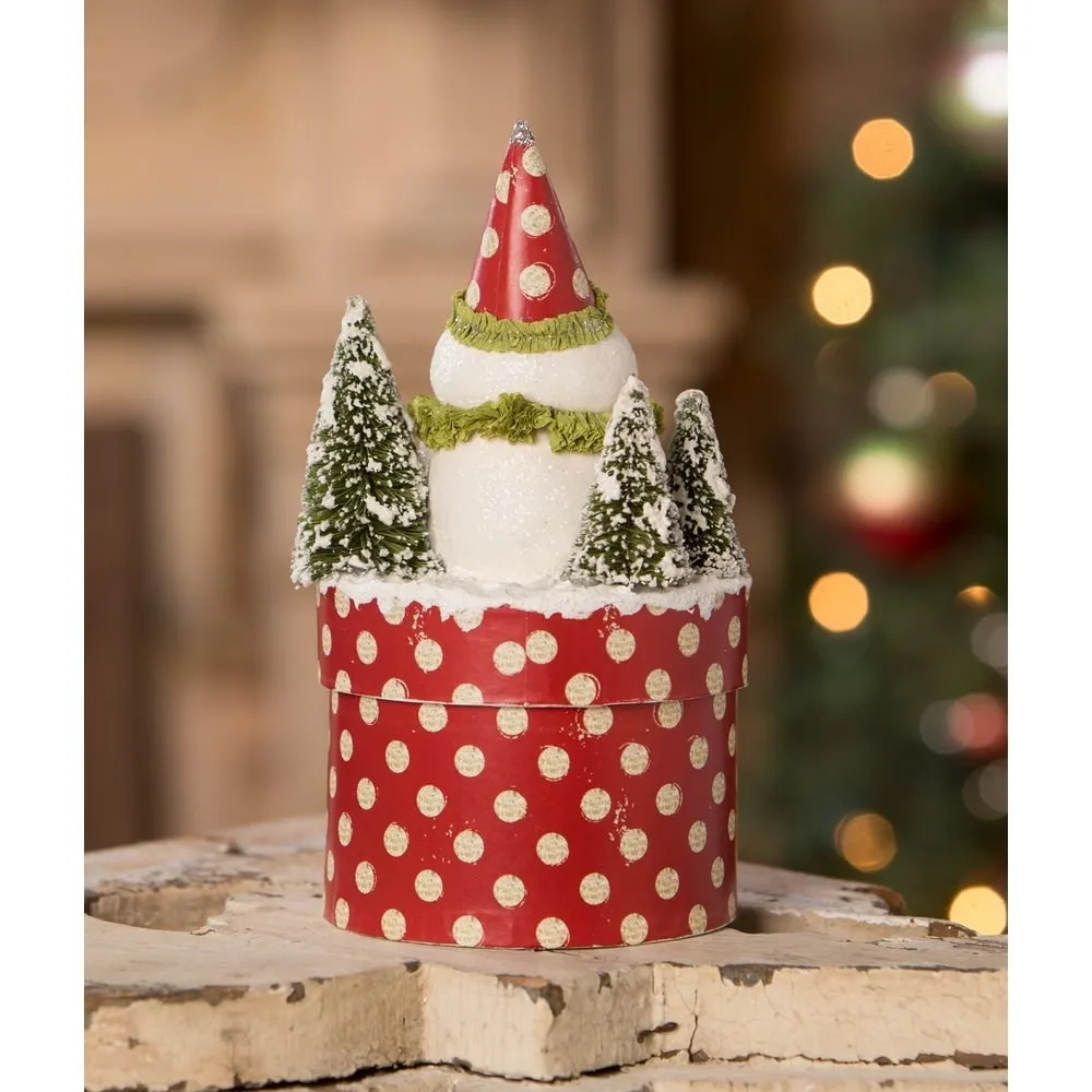 Joy Snowman on Box by Bethany Lowe Designs