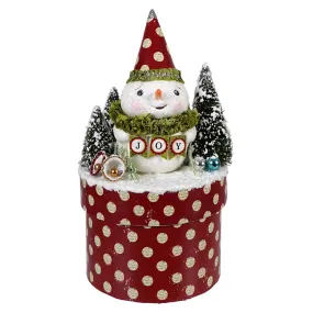 Joy Snowman On Box