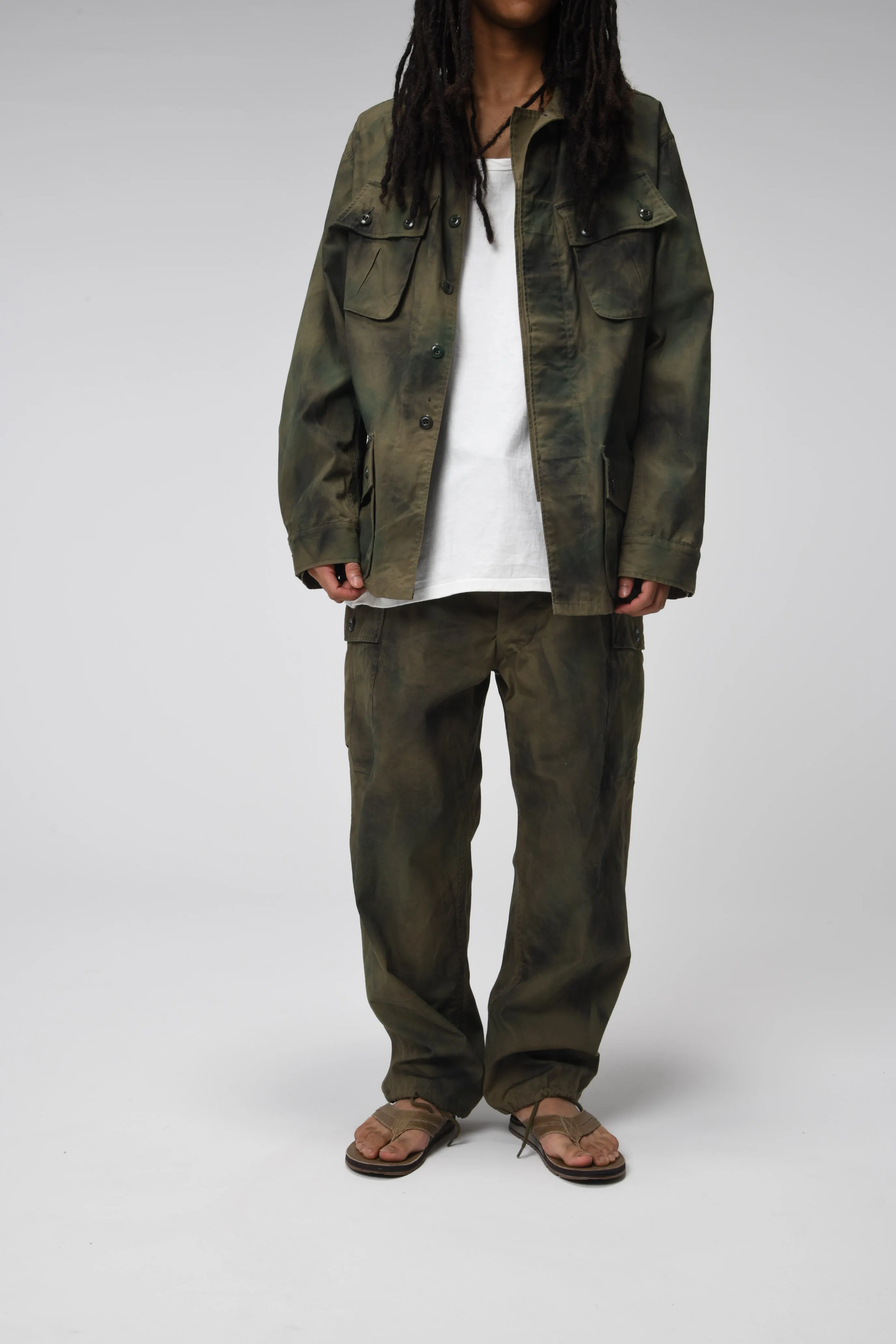 JUNGLE FATIGUE CARGO PANTS SPRAY CAMO