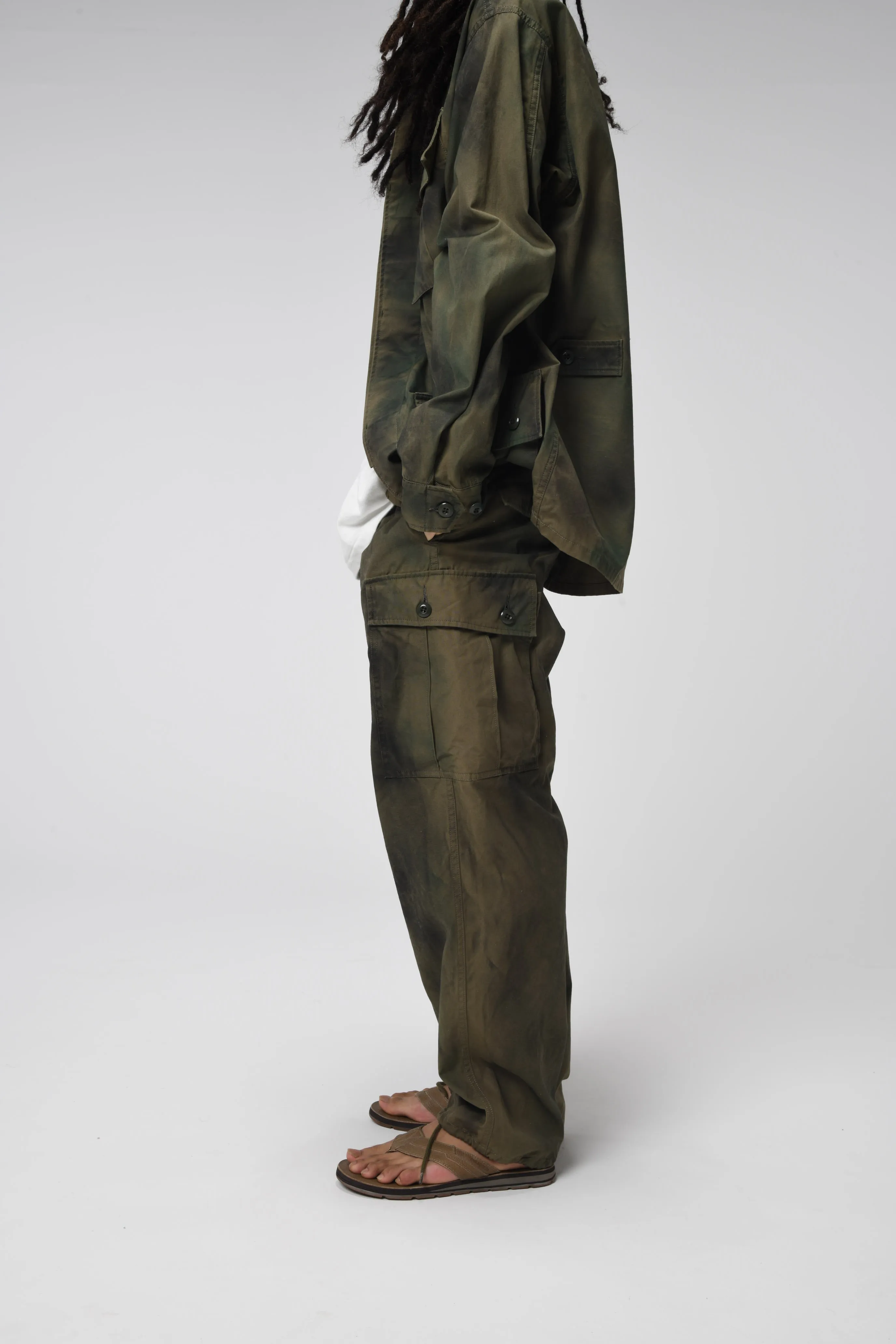 JUNGLE FATIGUE CARGO PANTS SPRAY CAMO