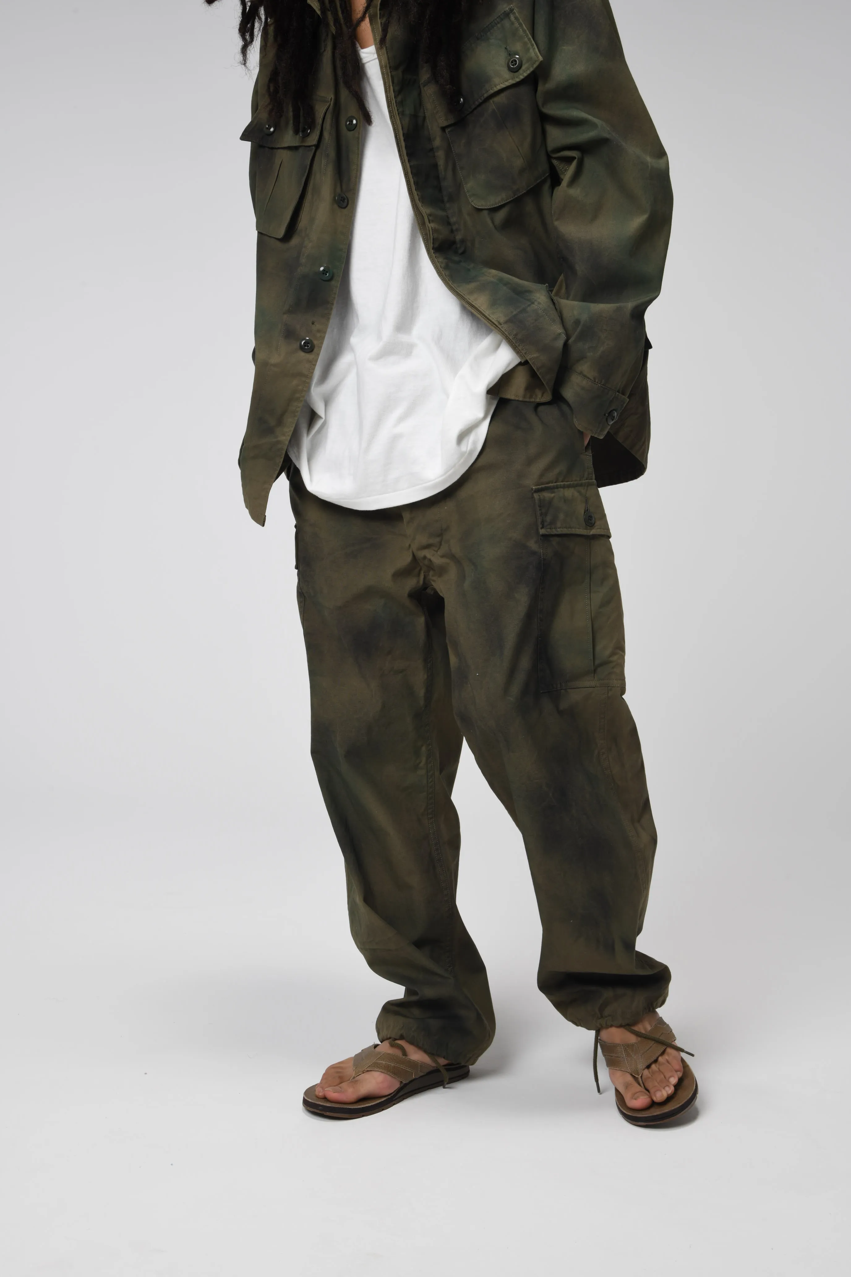 JUNGLE FATIGUE CARGO PANTS SPRAY CAMO