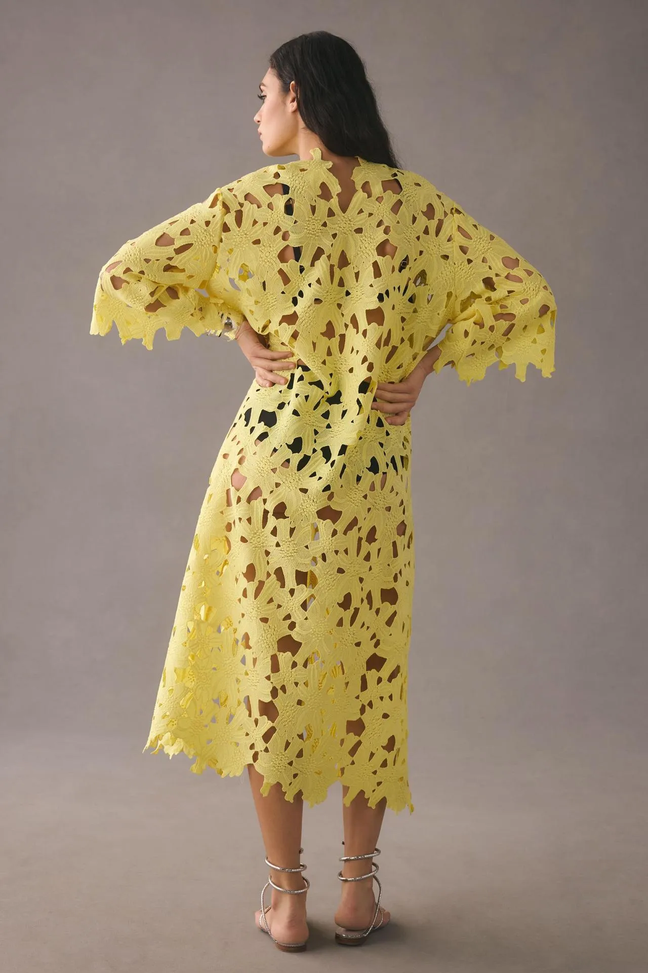 Keri -Lace Shirt Dress