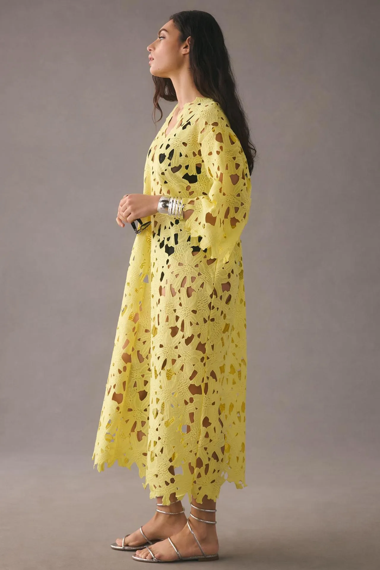 Keri -Lace Shirt Dress