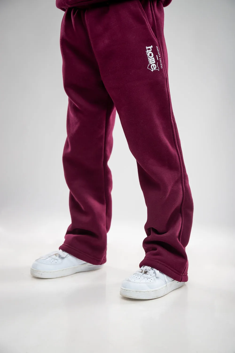 Kids Cosy Pants - Claret
